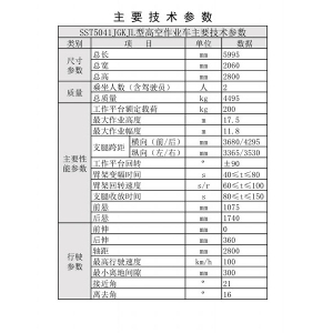 高空作業車